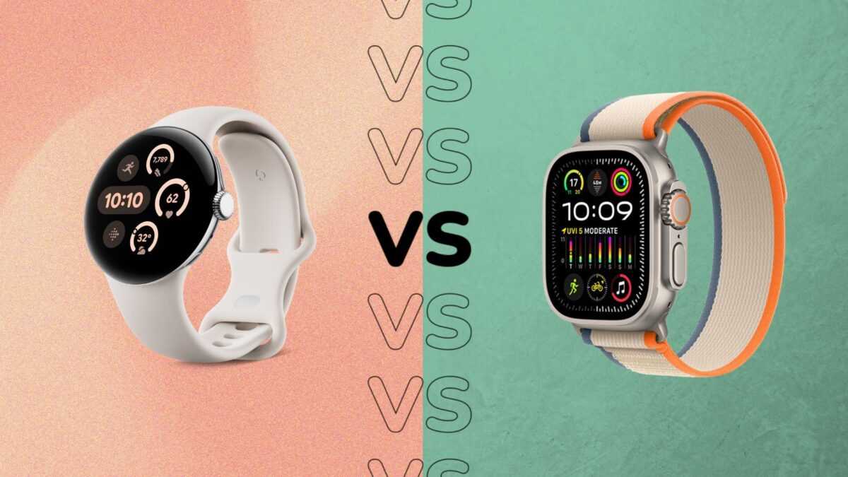 Google Pixel Watch 3 против Apple Watch Ultra 2: WearOS или WatchOS?