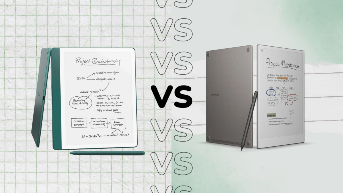 Kindle Scribe (2024) против Remarkable Paper Pro: какое устройство для заметок купить?